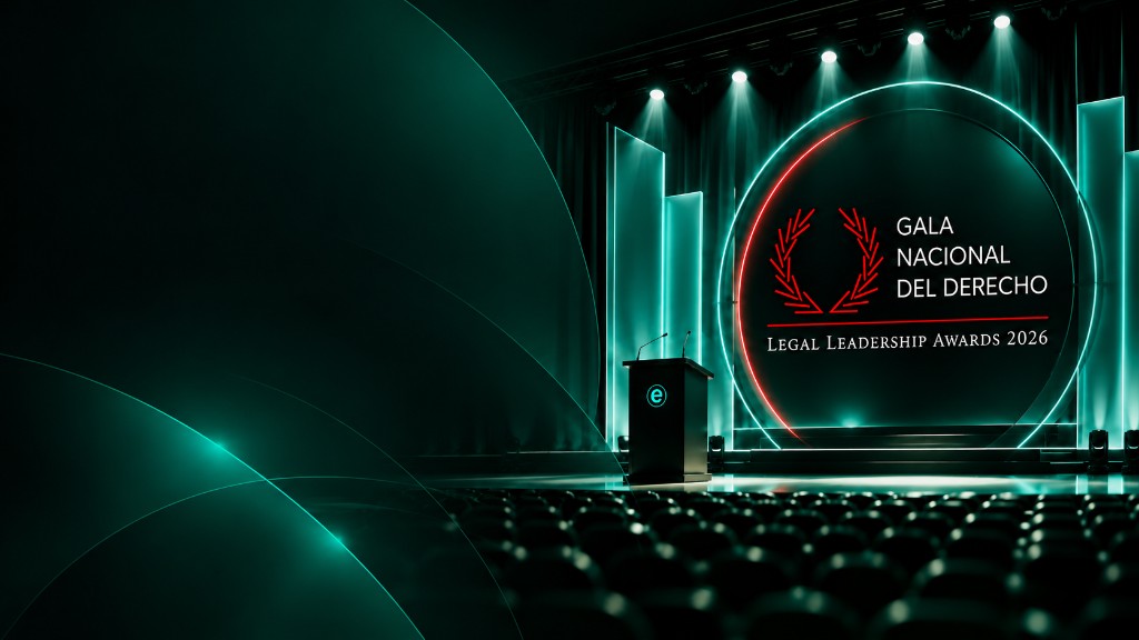 Escenario de la Gala Nacional del Derecho, Legal Leadership Awards 2026